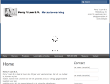 Tablet Screenshot of metaalbewerking.perrytlam.nl